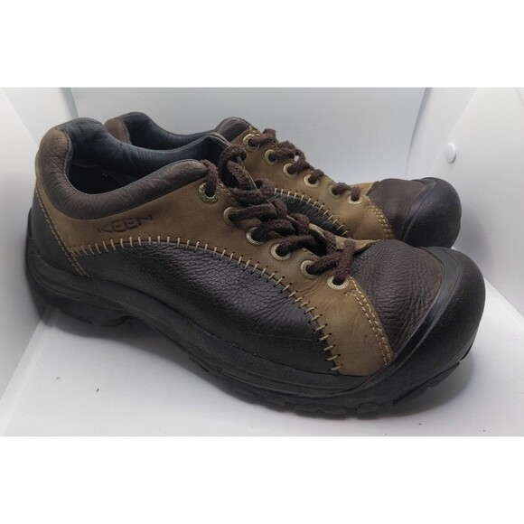 KEEN Two-tone Brown Leather Lace-up Shoes Sneakers - Men’s 8.5 main image 9